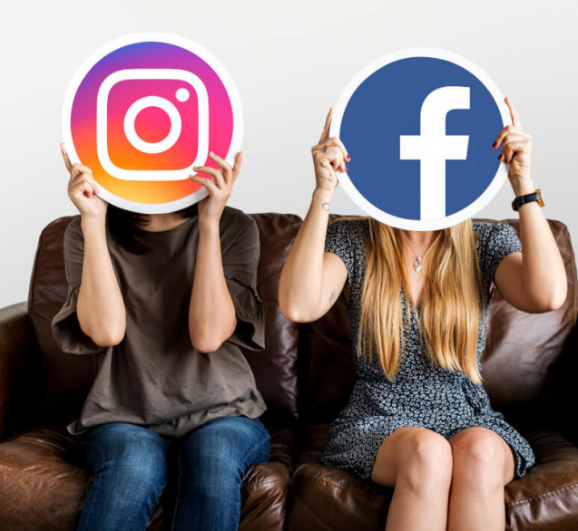 people-holding-social-media-icons